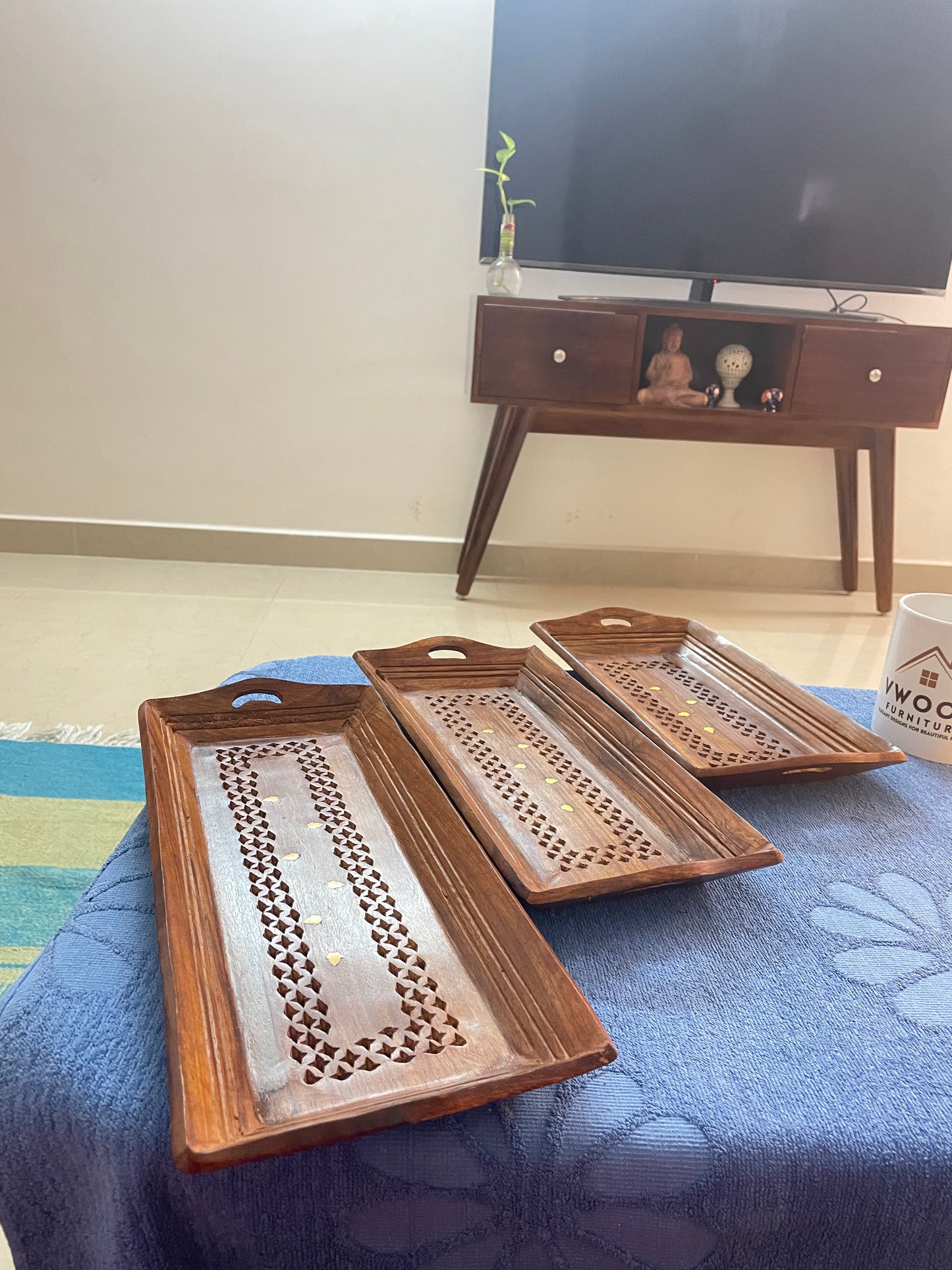 3 Pcs Tray set