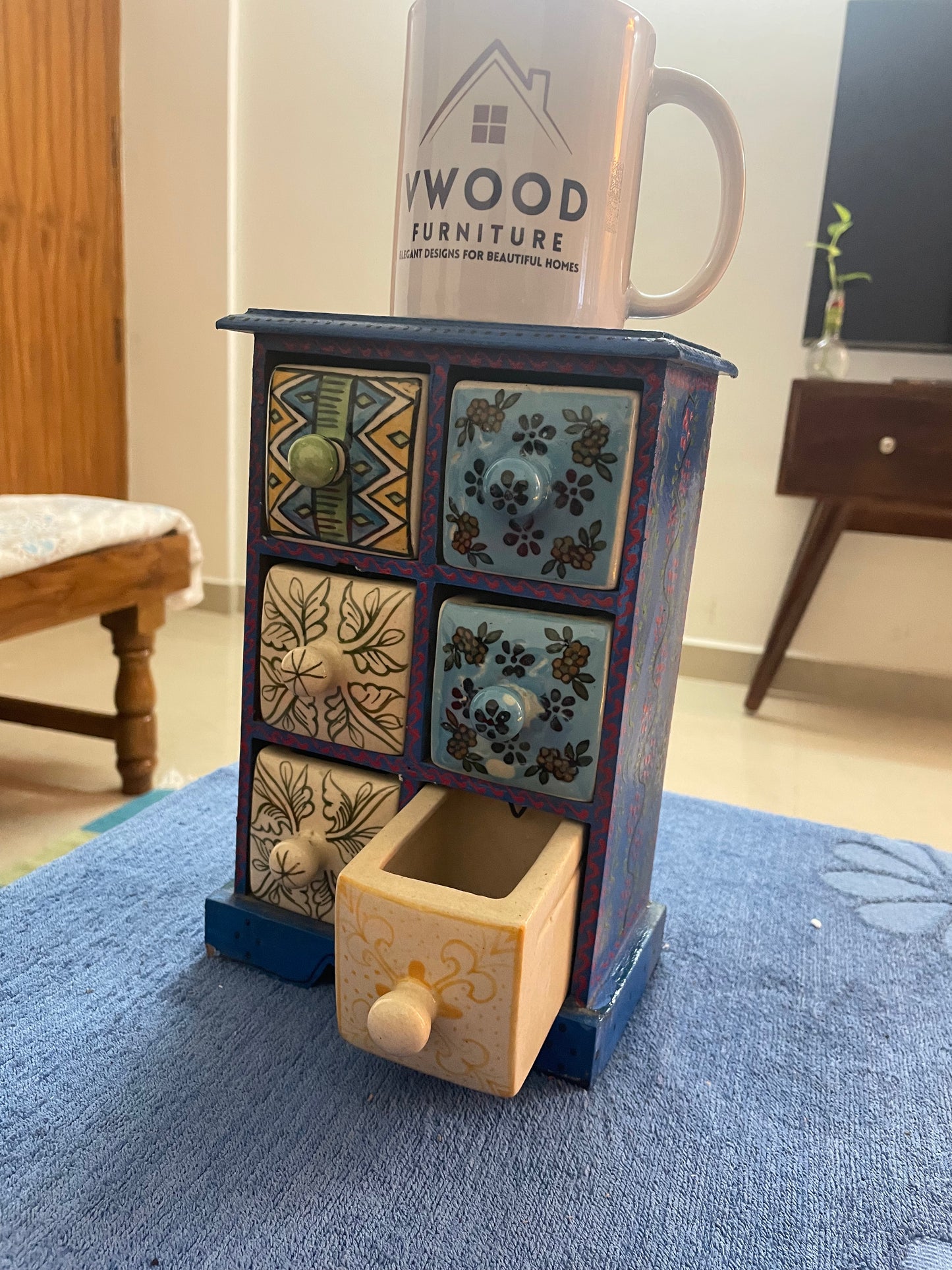 Tall Ceramic Storage box