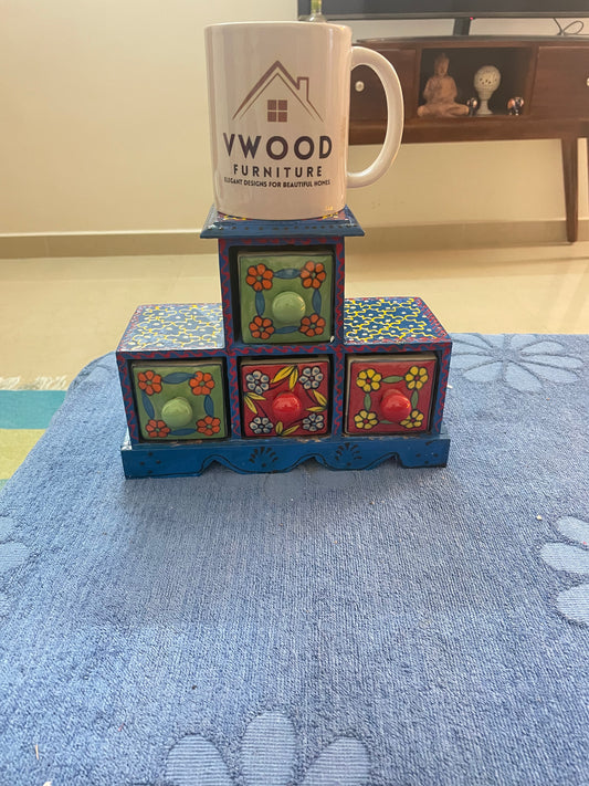 Blue Ceramic Storage box