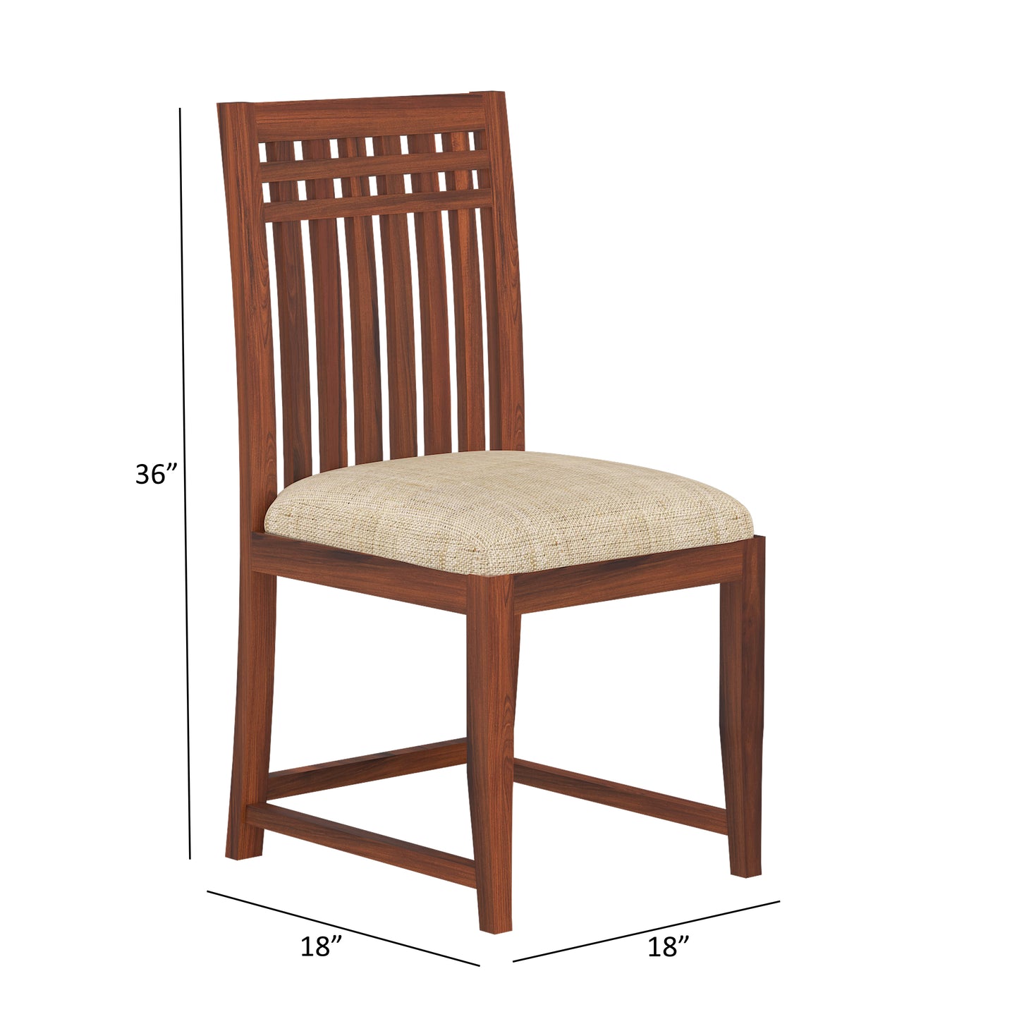 Slotted Dining Table Set