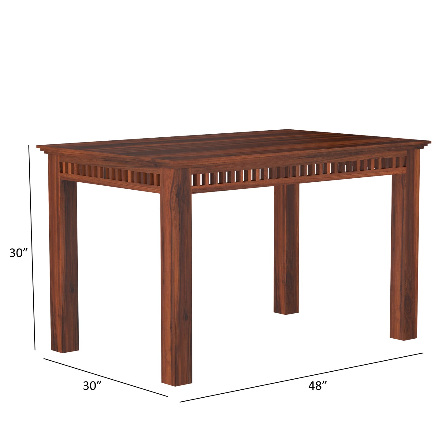 Slotted Dining Table Set