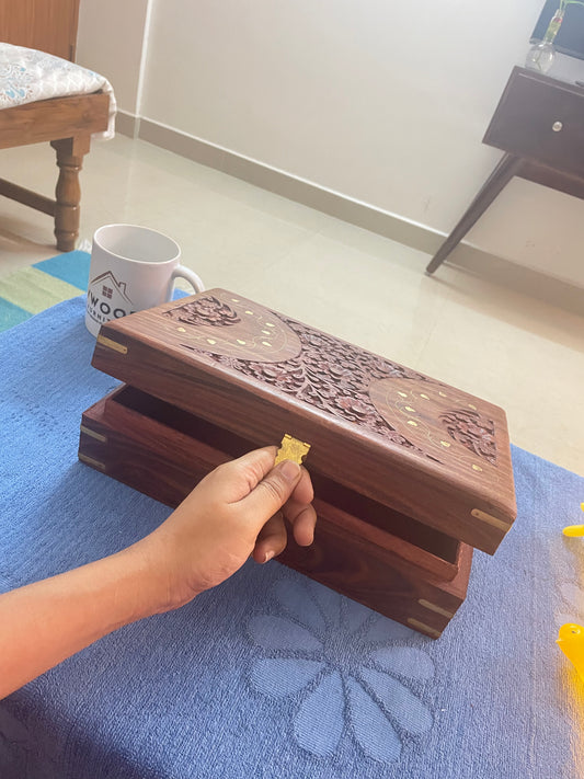 Carved Jewelry Box